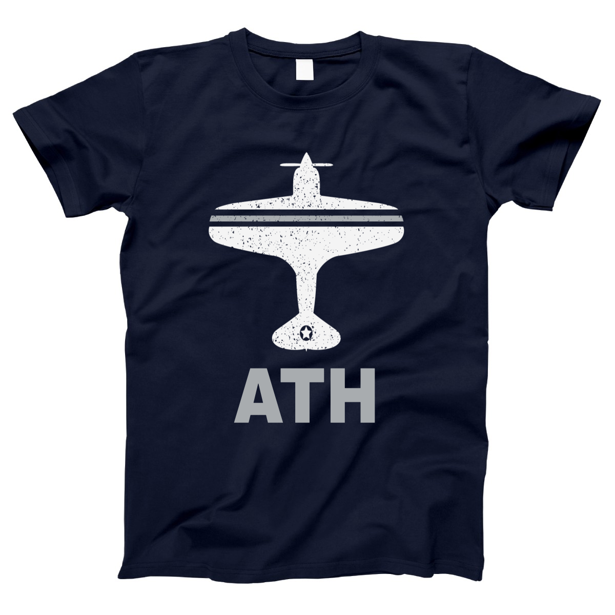 Fly Athens ATH Airport Women's T-shirt | Navy