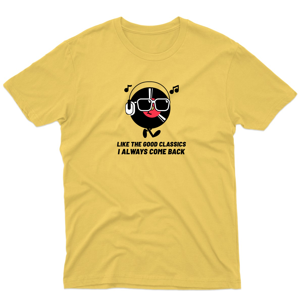 Like a good classic I always come back Men's T-shirt | Yellow