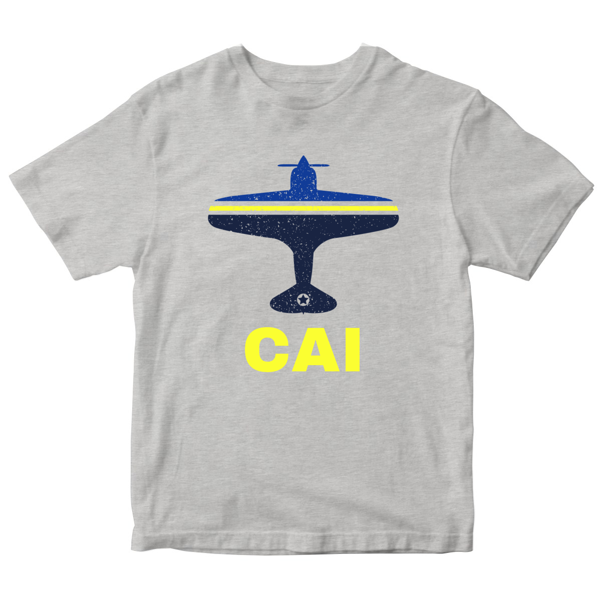 Fly Cairo CAI Airport Kids T-shirt | Gray