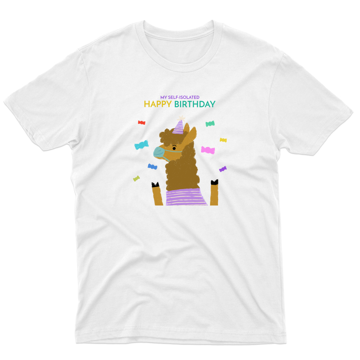 My Self Isolated Men's T-shirt | White