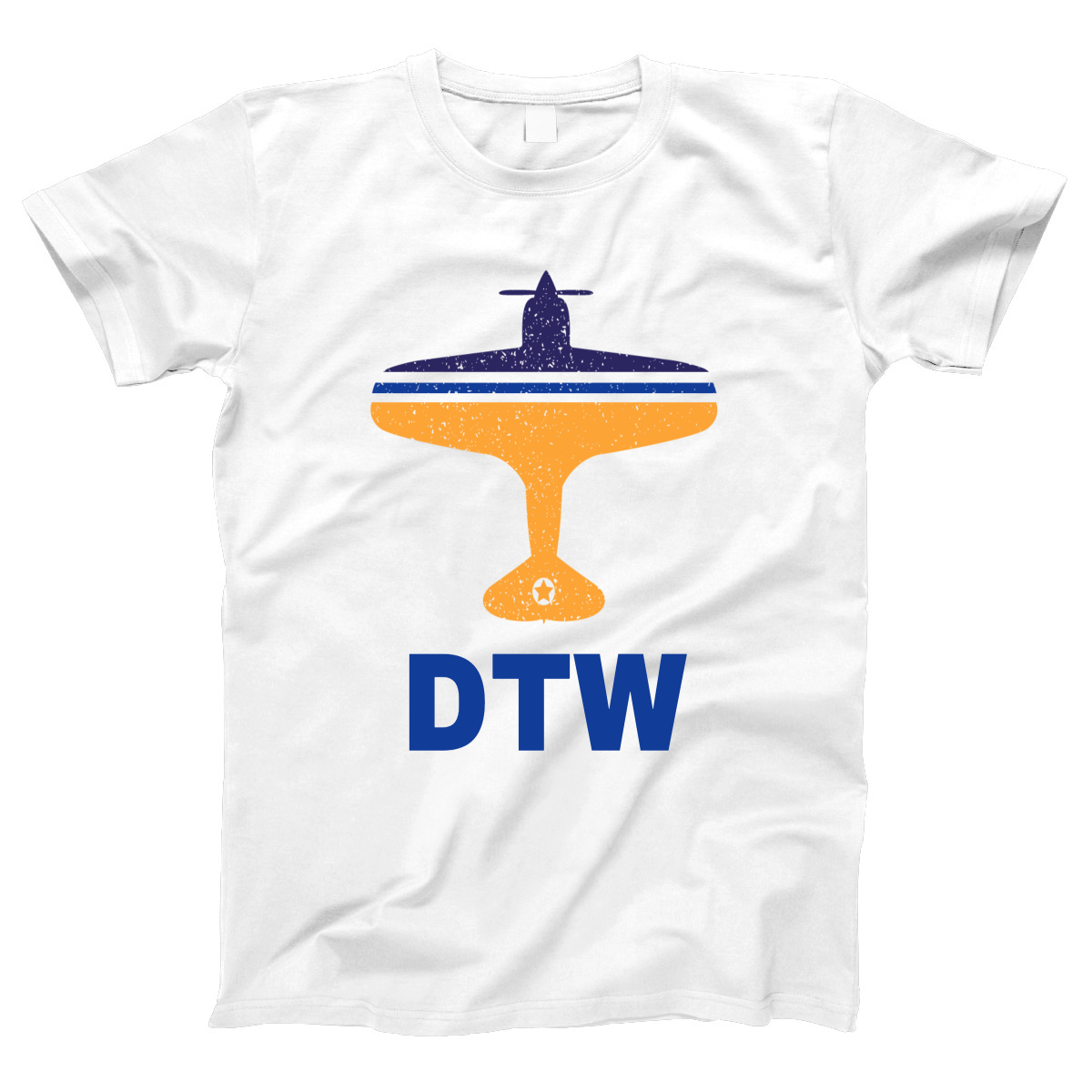 Fly Detrorit DTW Airport Women's T-shirt | White