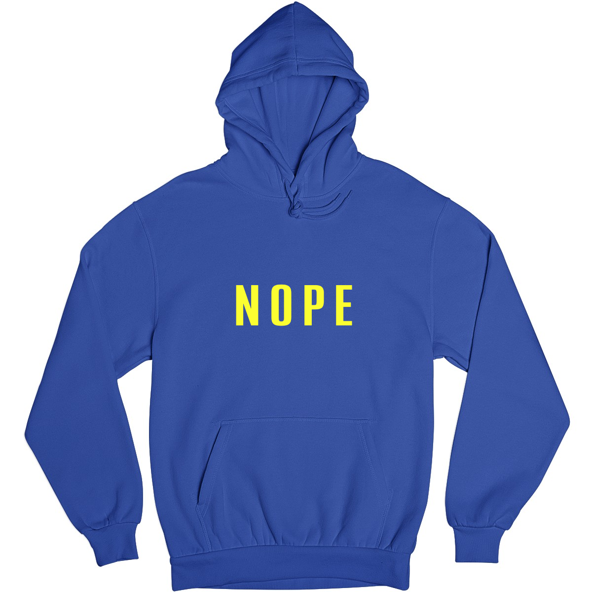 Nope Unisex Hoodie | Blue