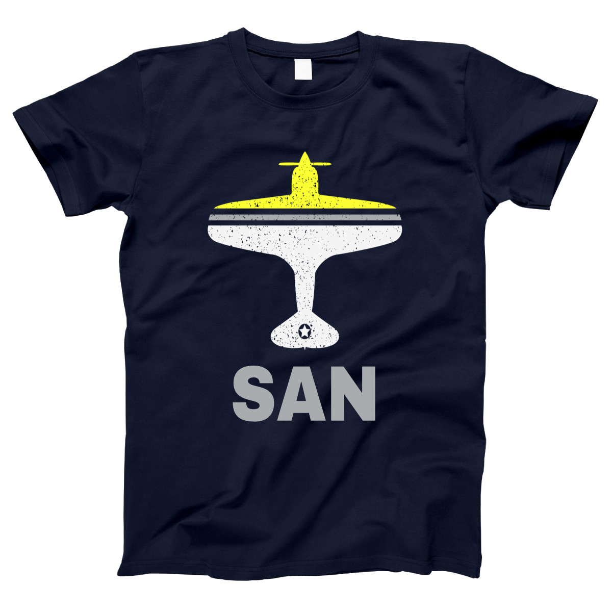 Fly San Diego SAN Airport Women's T-shirt | Navy