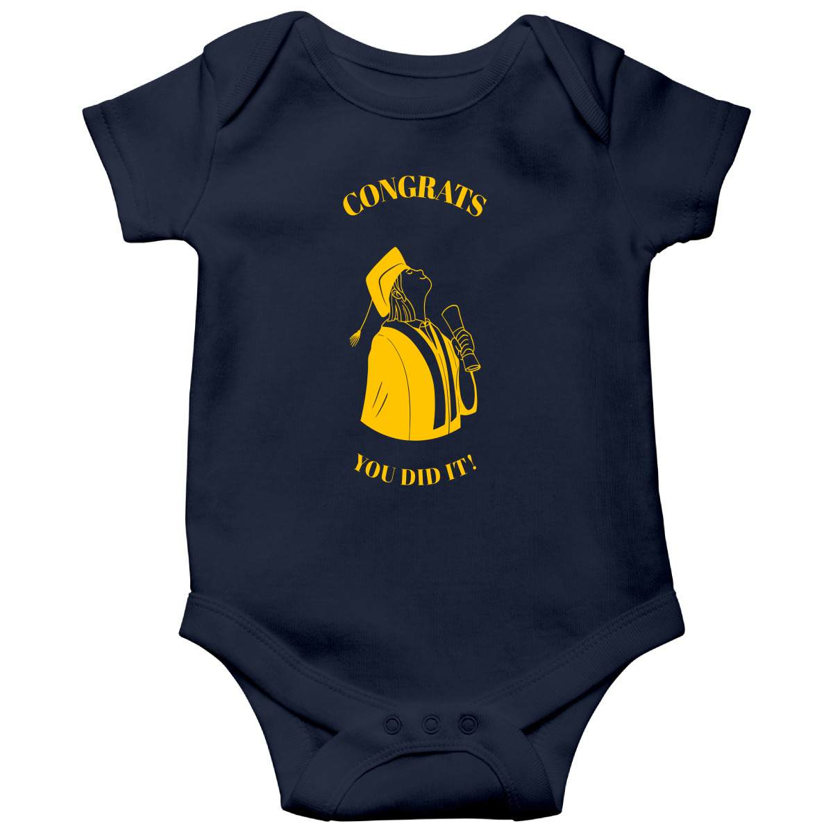 Congrats You Did It! Baby Bodysuits