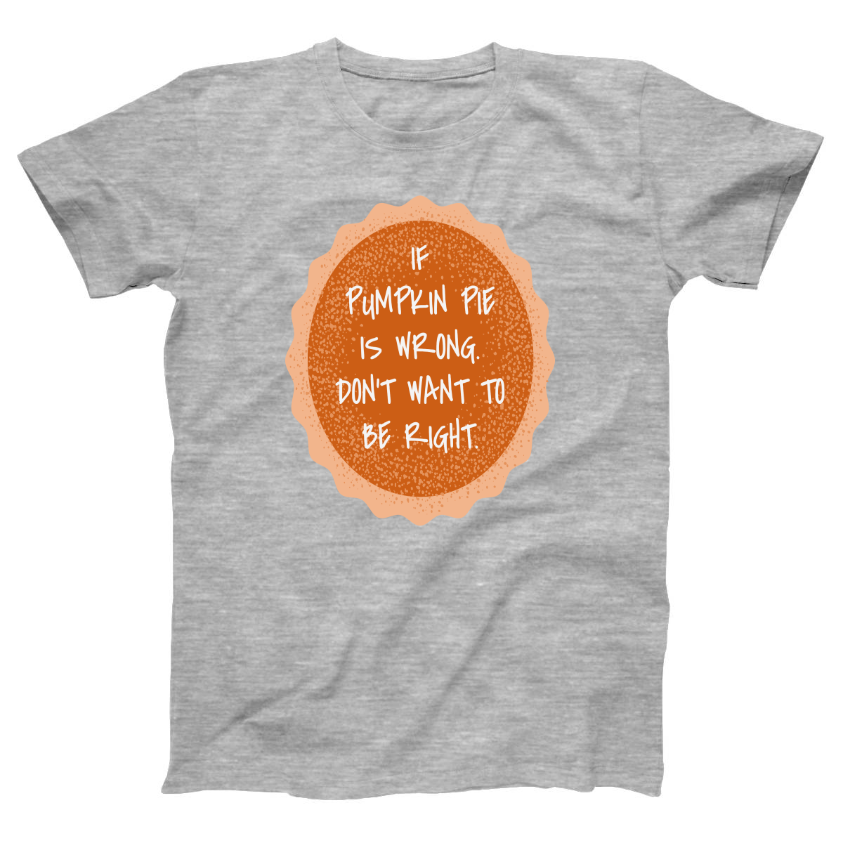 Pumpkin Pie Women's T-shirt | Gray