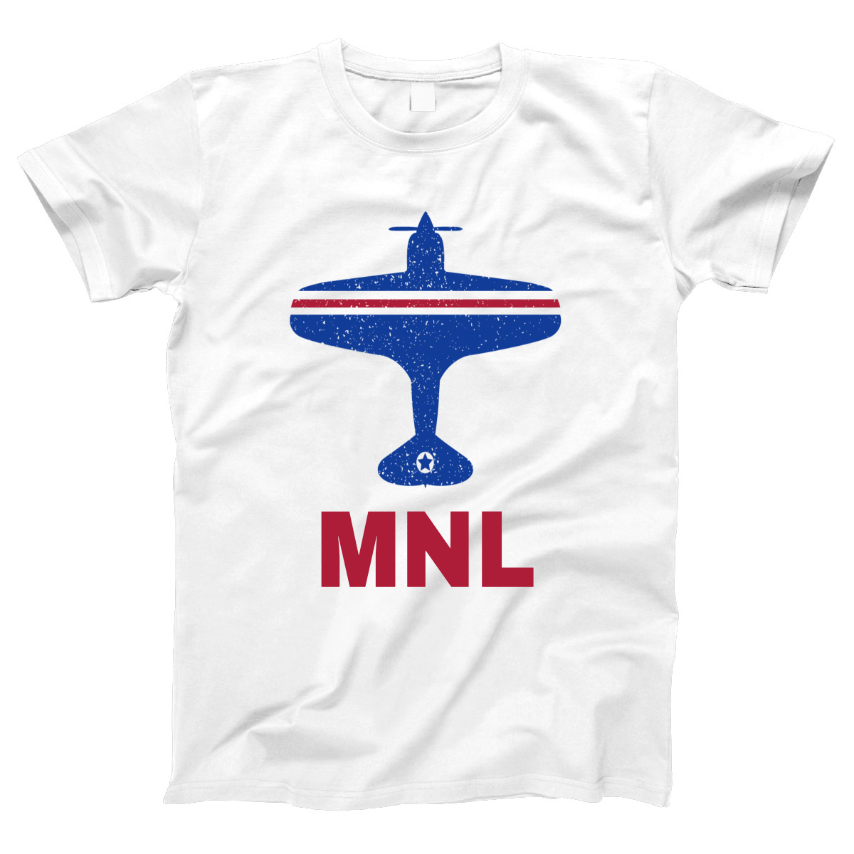 Fly Manila MNL Airport Women's T-shirt | White