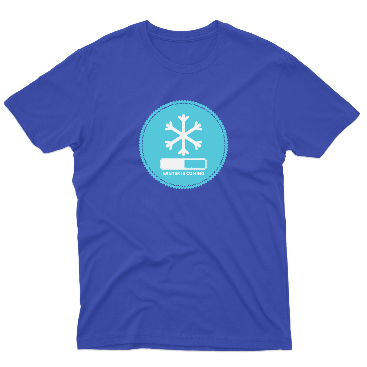 Winter Is Coming Men's T-shirt | Blue