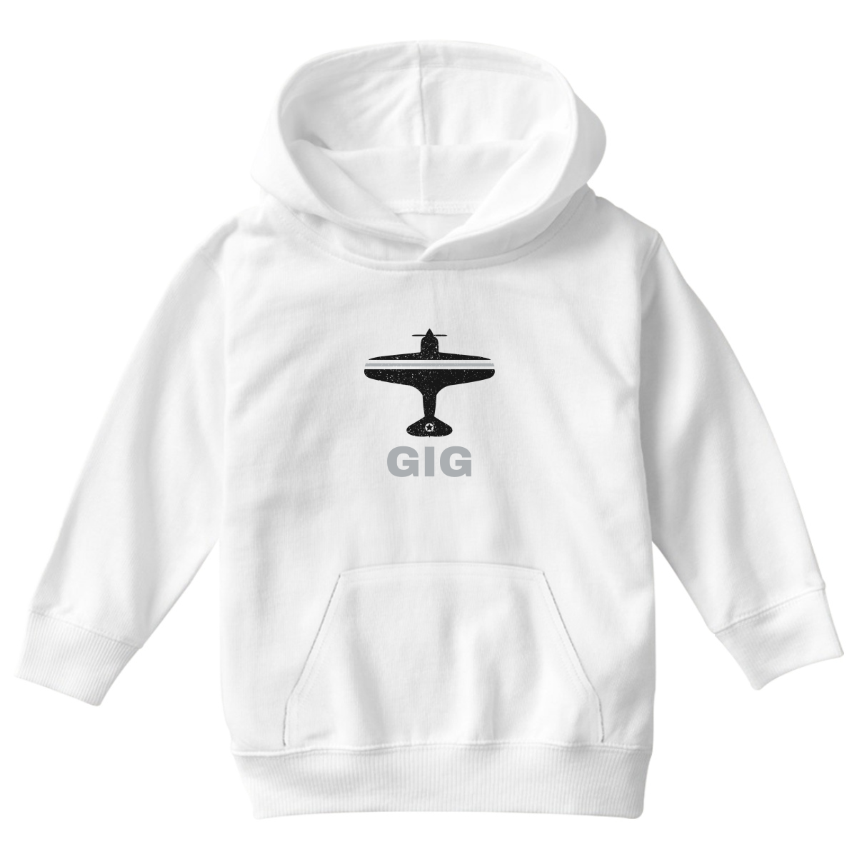 Fly Rio de Janerio GIG Airport Kids Hoodie | White