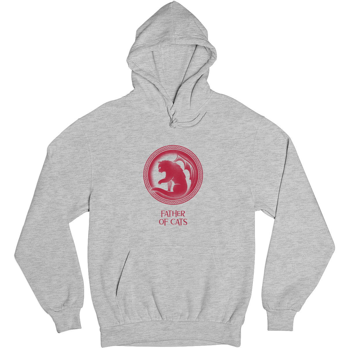 Father of Cats Unisex Hoodie | Gray