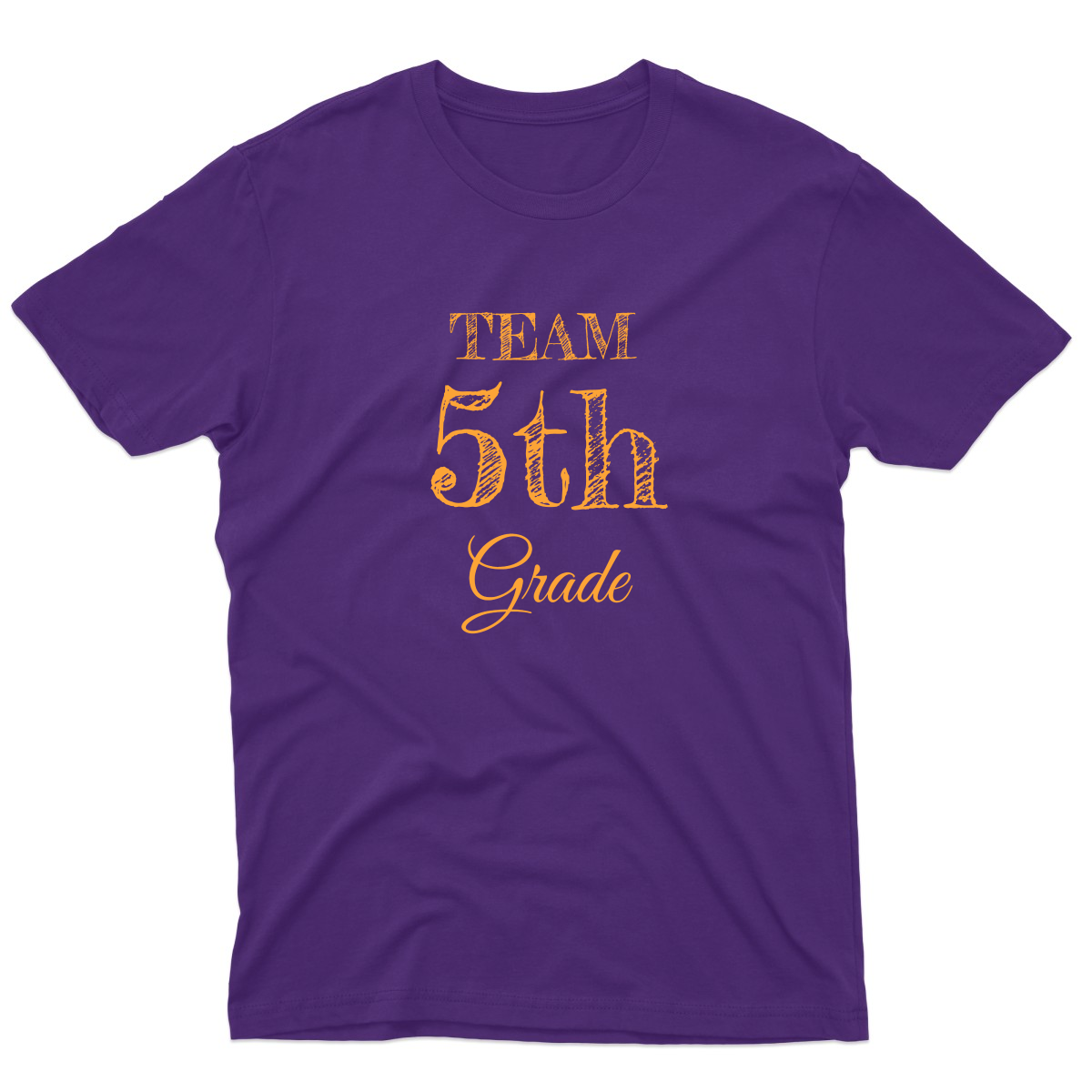 Team 5th Grade Men's T-shirt | Purple