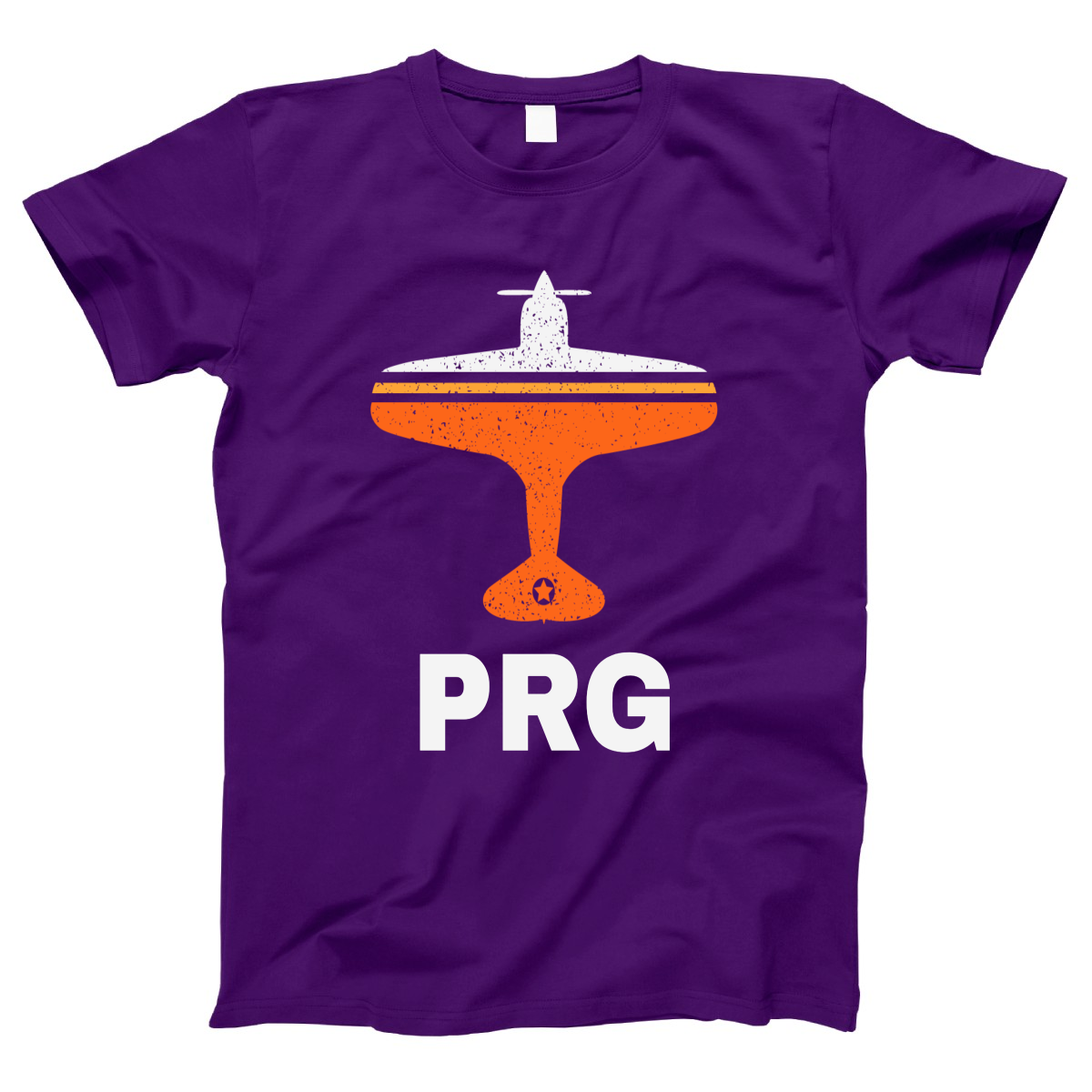 Fly Prague PRG Airport Women's T-shirt | Purple