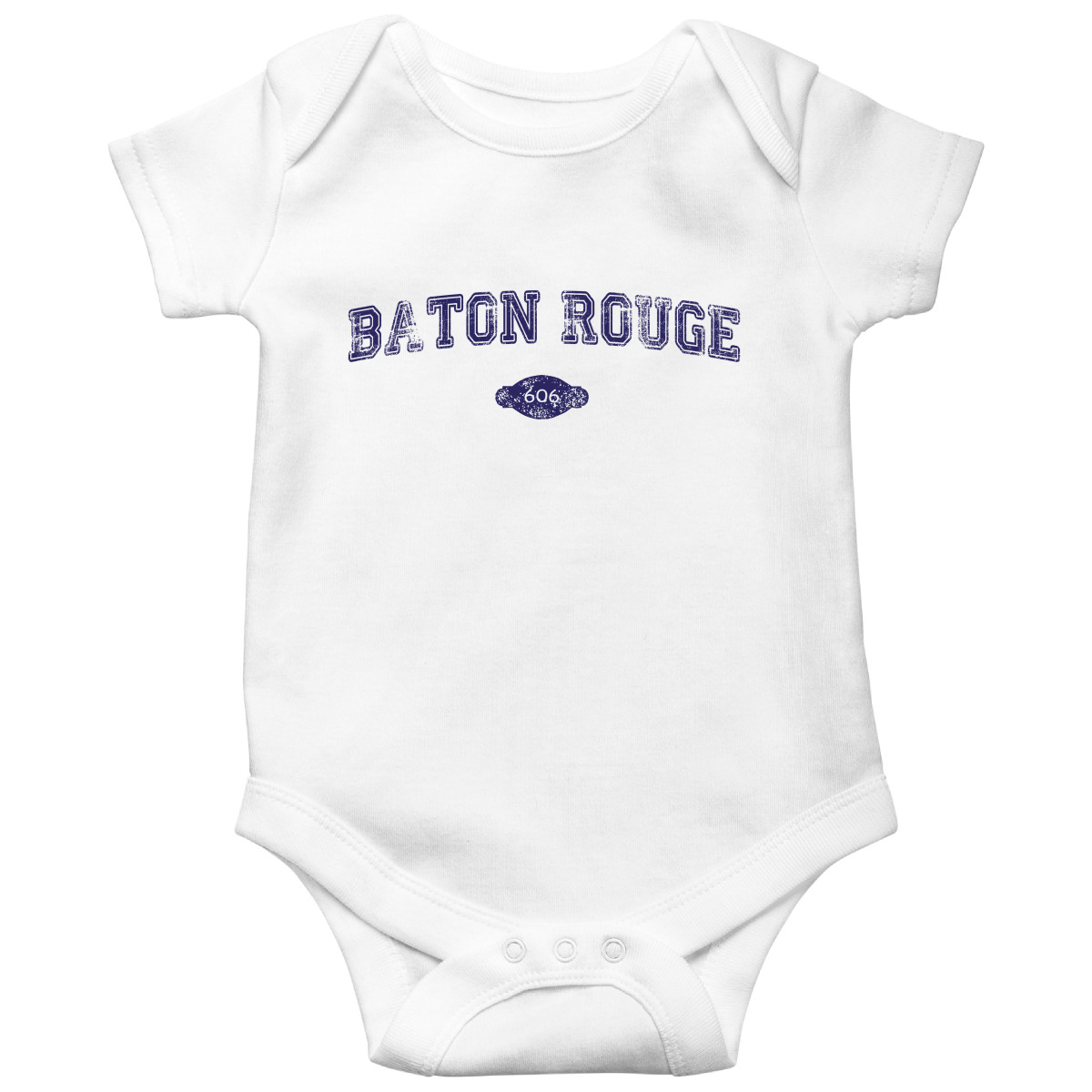 Baton Rouge 1699 Represent Baby Bodysuits | White