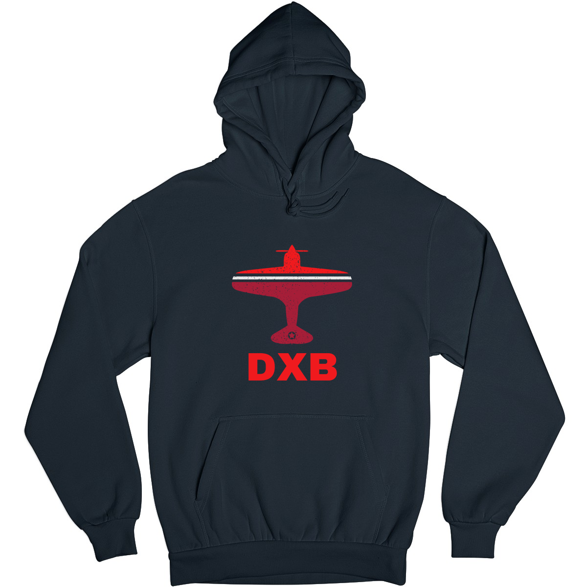 Fly Dubai DXB Airport Unisex Hoodie | Navy