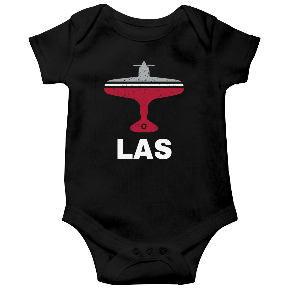 Fly Las Vegas LAS Airport Baby Bodysuits | Black