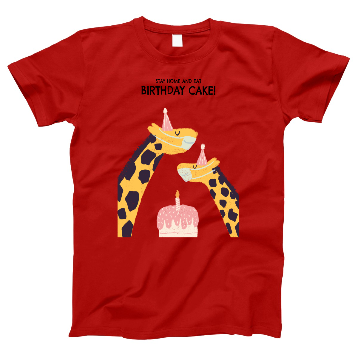 Birthday Cake  Women's T-shirt | Red