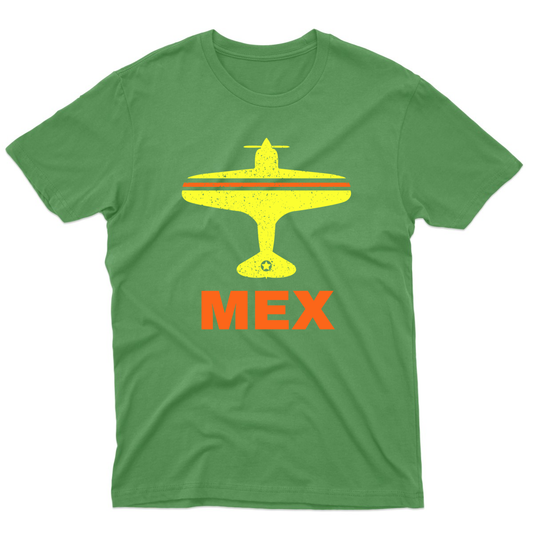 Fly Mexico City MEX Airport  Men's T-shirt | Green