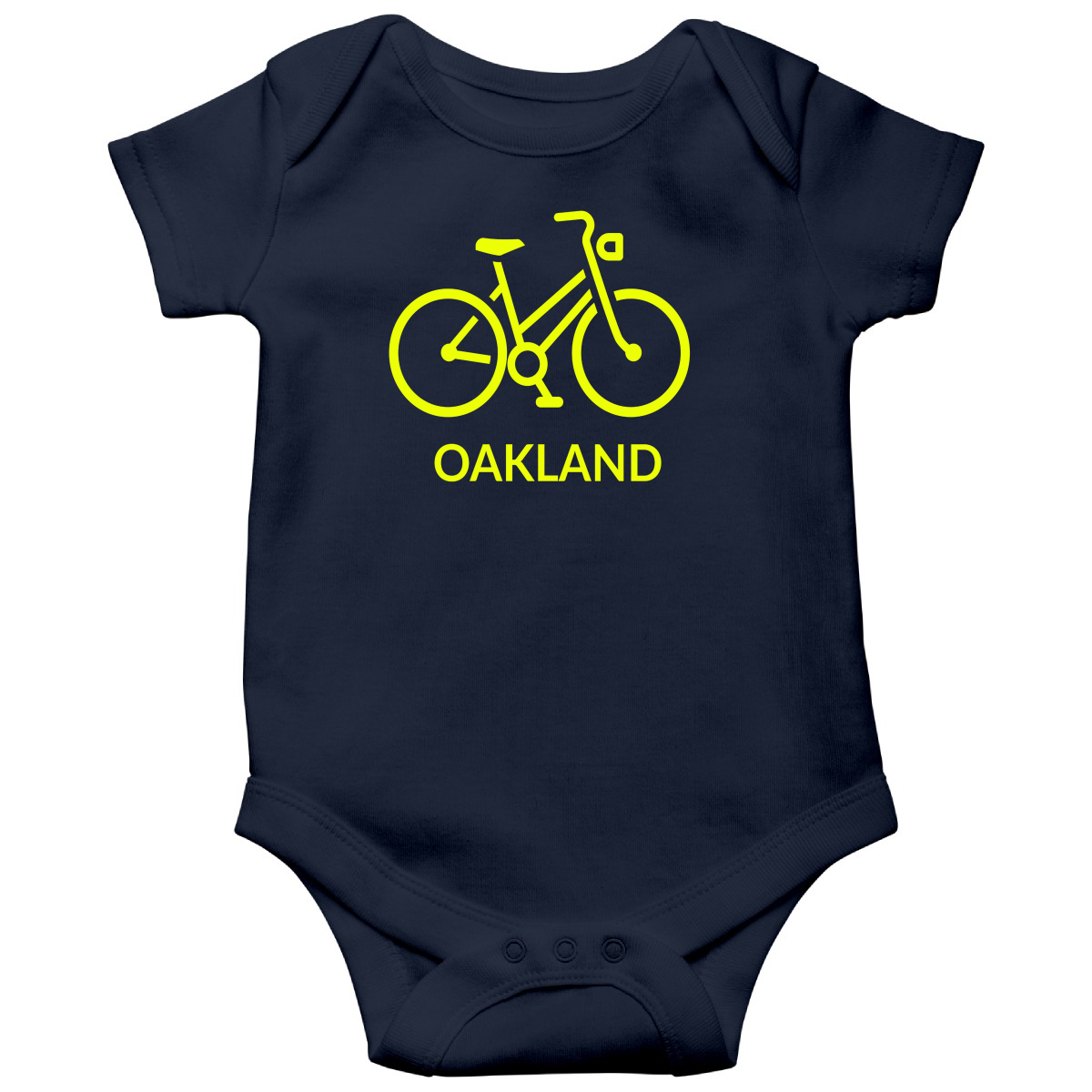 Bike Oakland Represent Baby Bodysuits