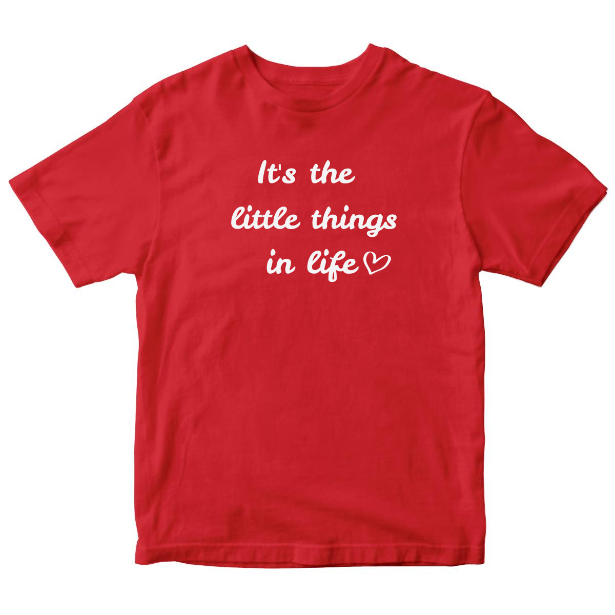 It's The Little Things In Life Toddler T-shirt | Red