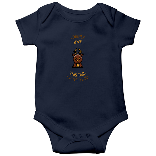 I Deerly Love This Time of the Year! Baby Bodysuits
