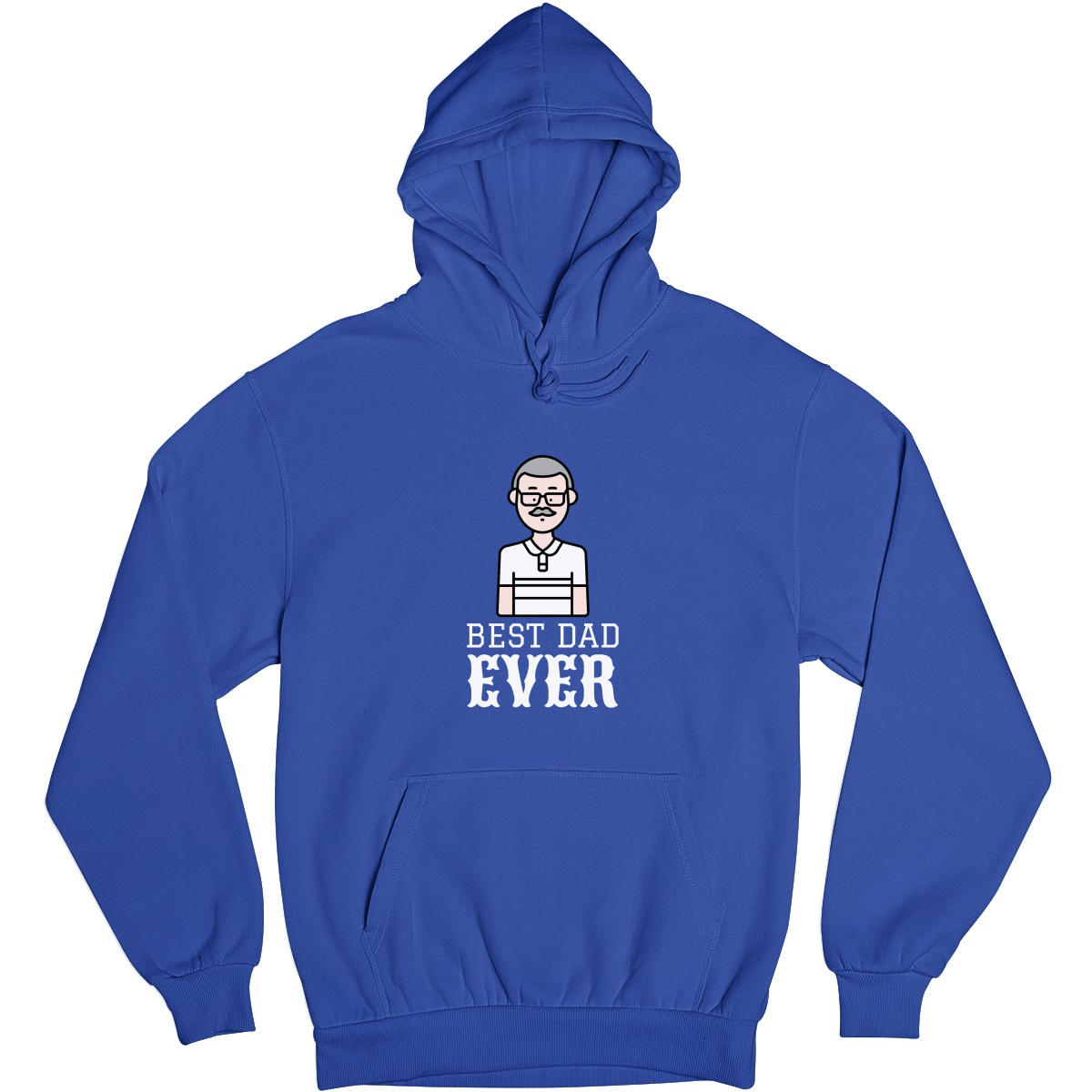 Best dad ever Unisex Hoodie | Blue