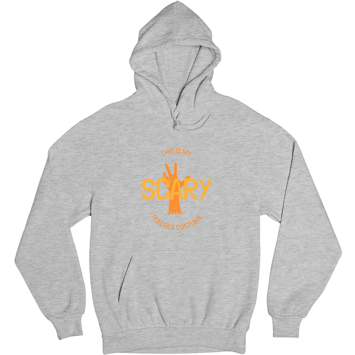 This Is My Scary Teacher Costume Unisex Hoodie | Gray