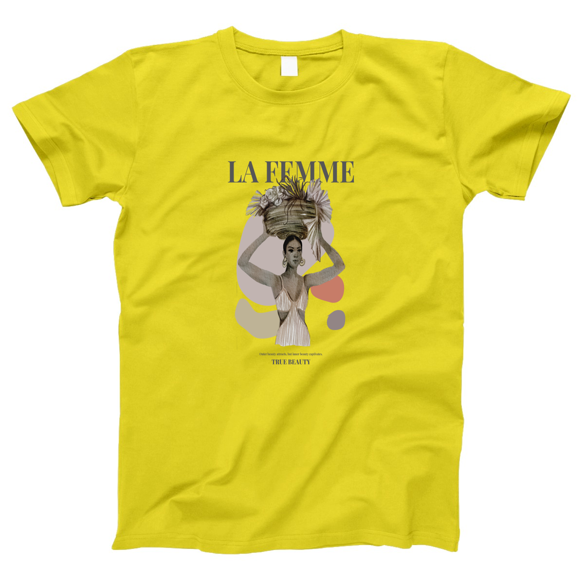 La Femme Women's T-shirt | Yellow