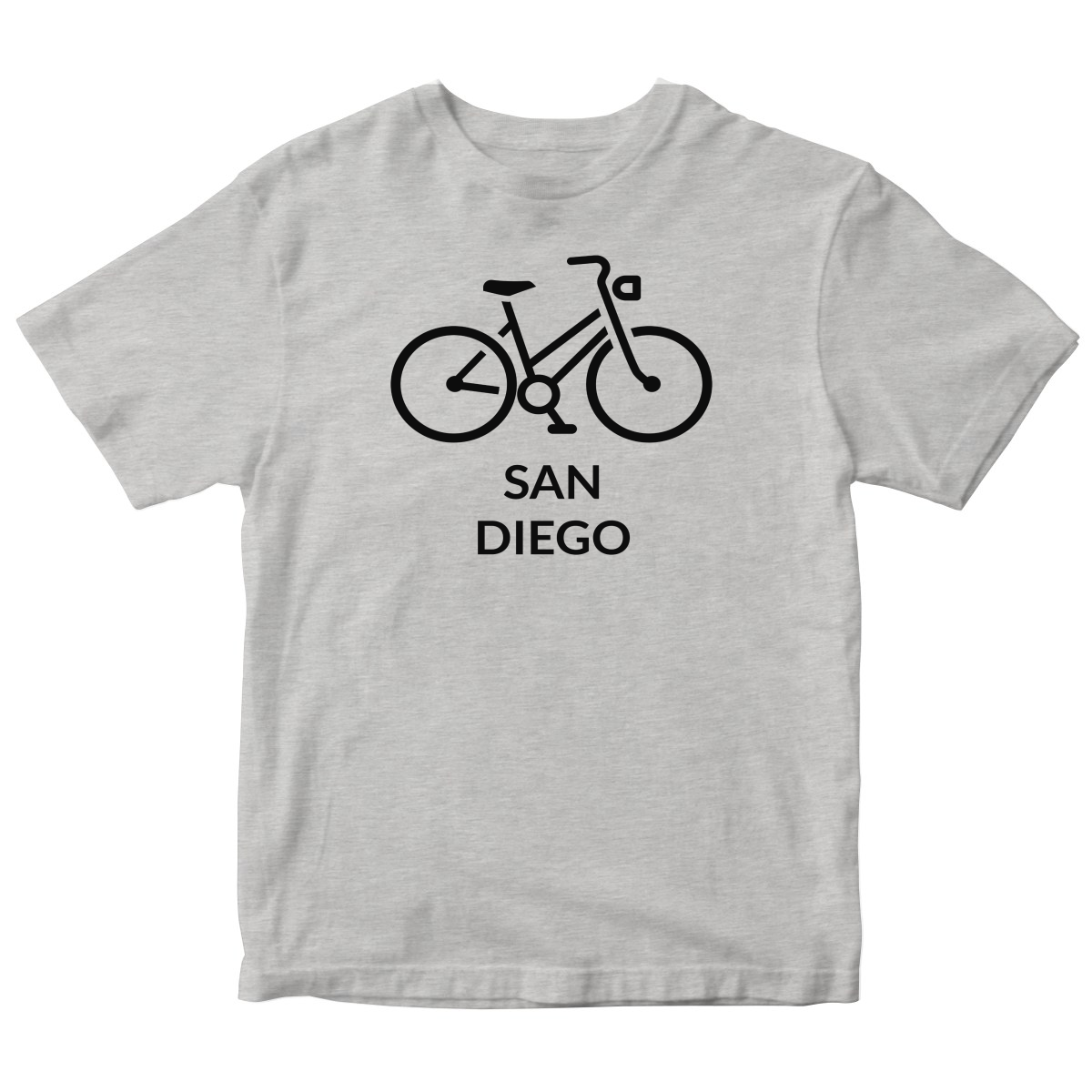 Bike San Diego Represent Kids T-shirt | Gray