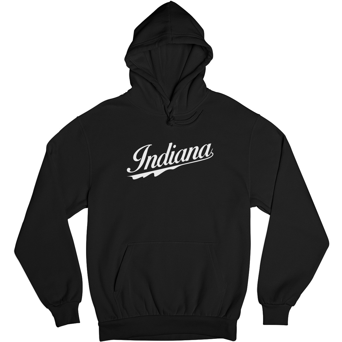 Indiana Unisex Hoodie | Black
