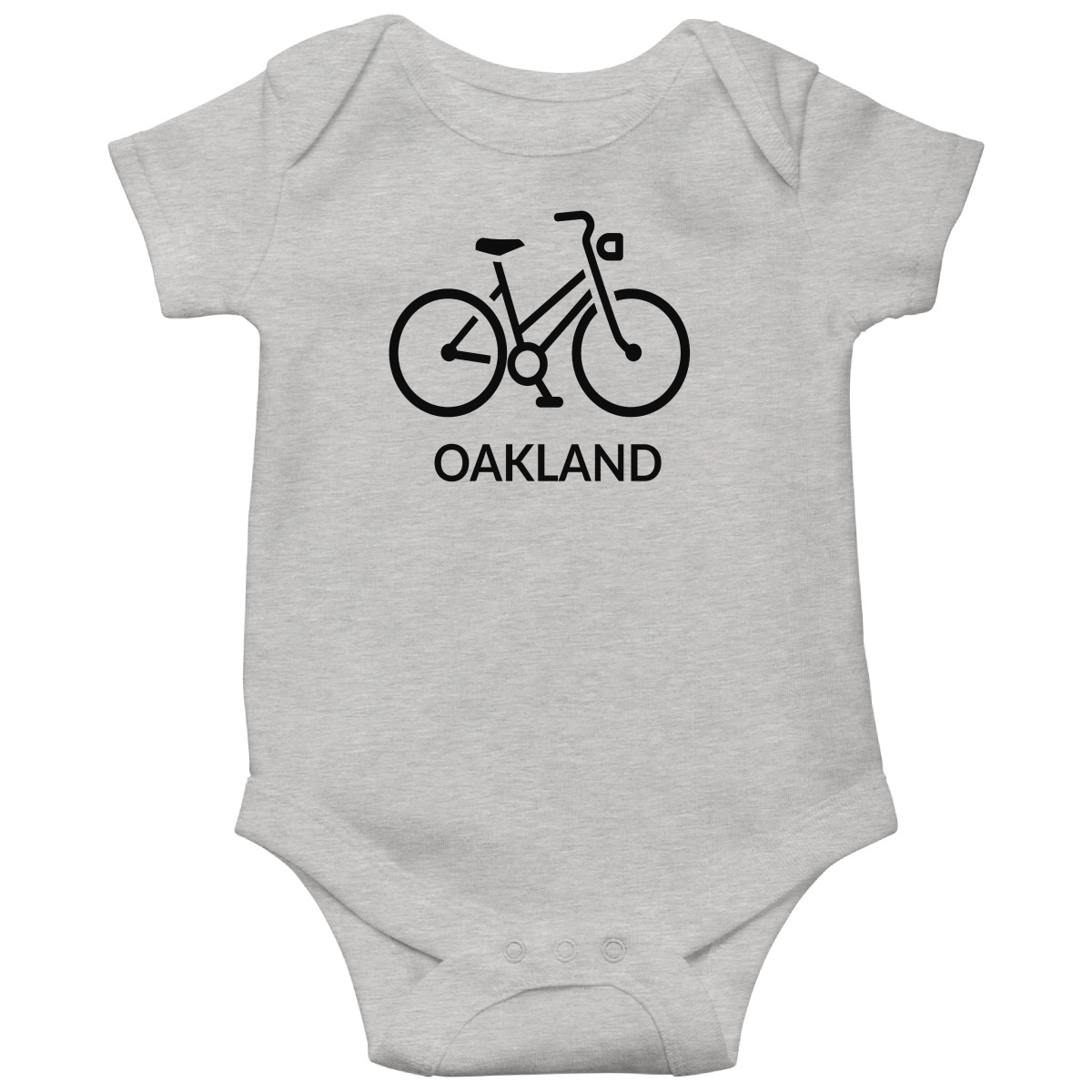 Bike Oakland Represent Baby Bodysuits