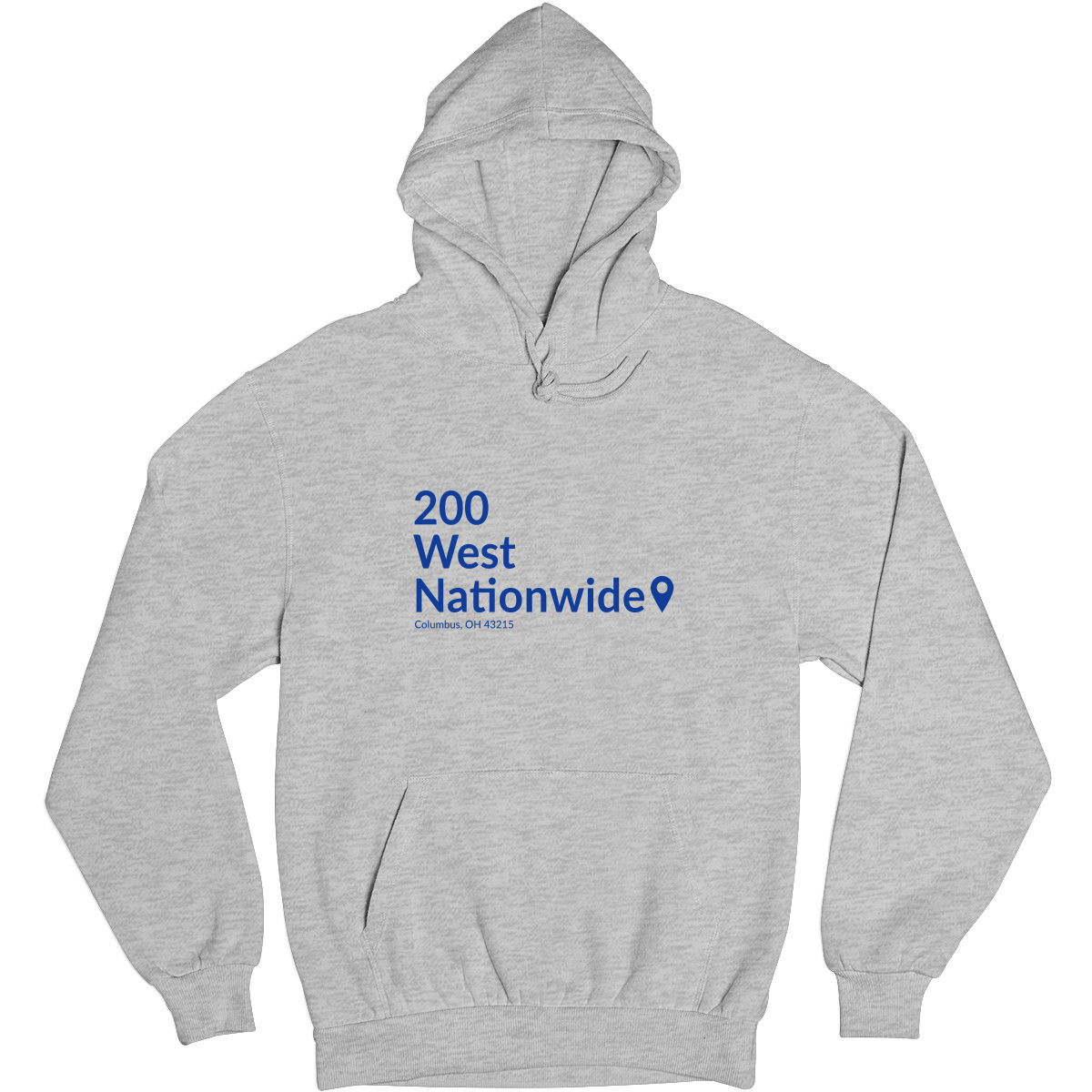 Columbus Hockey Stadium Unisex Hoodie | Gray