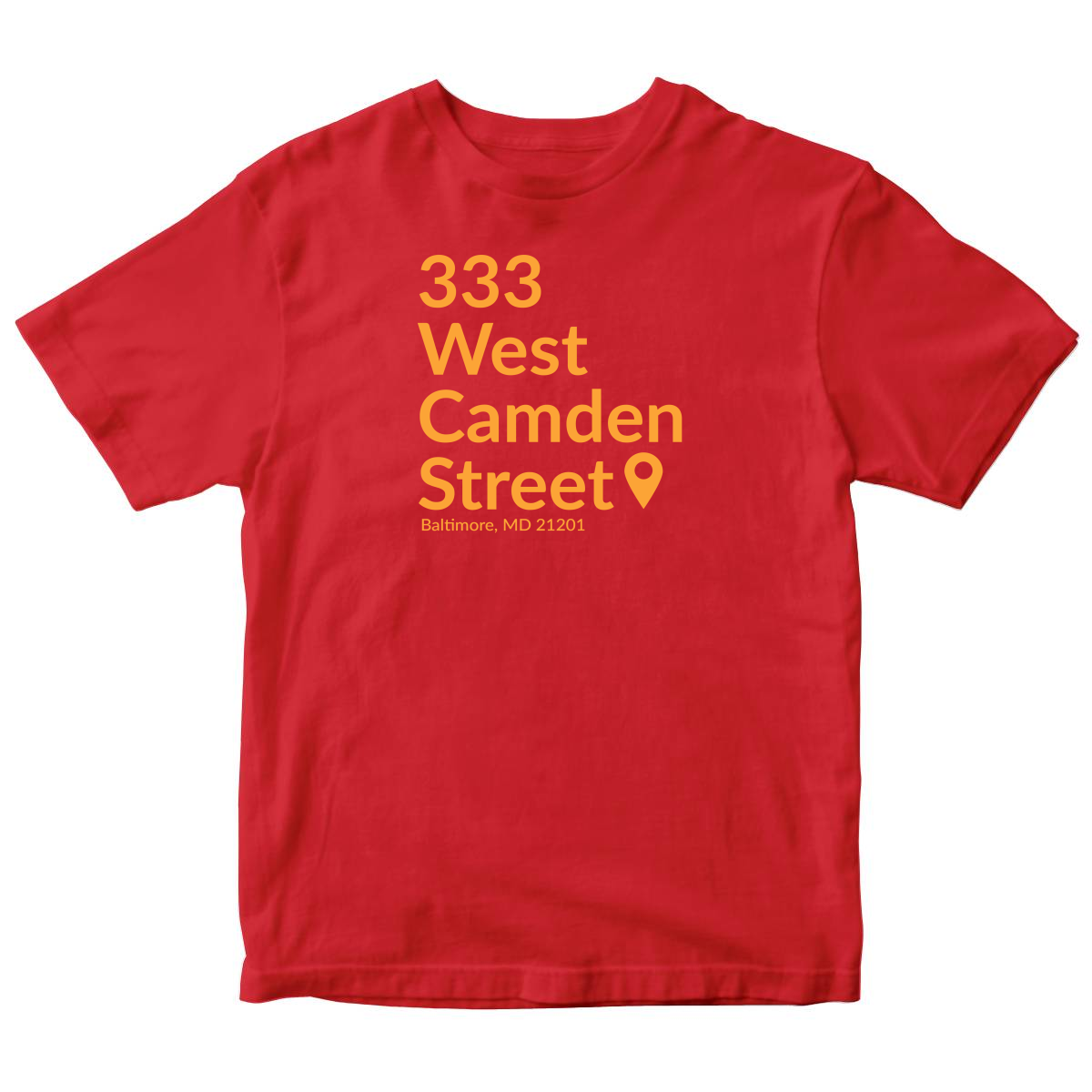 Baltimore Baseball Stadium Toddler T-shirt | Red