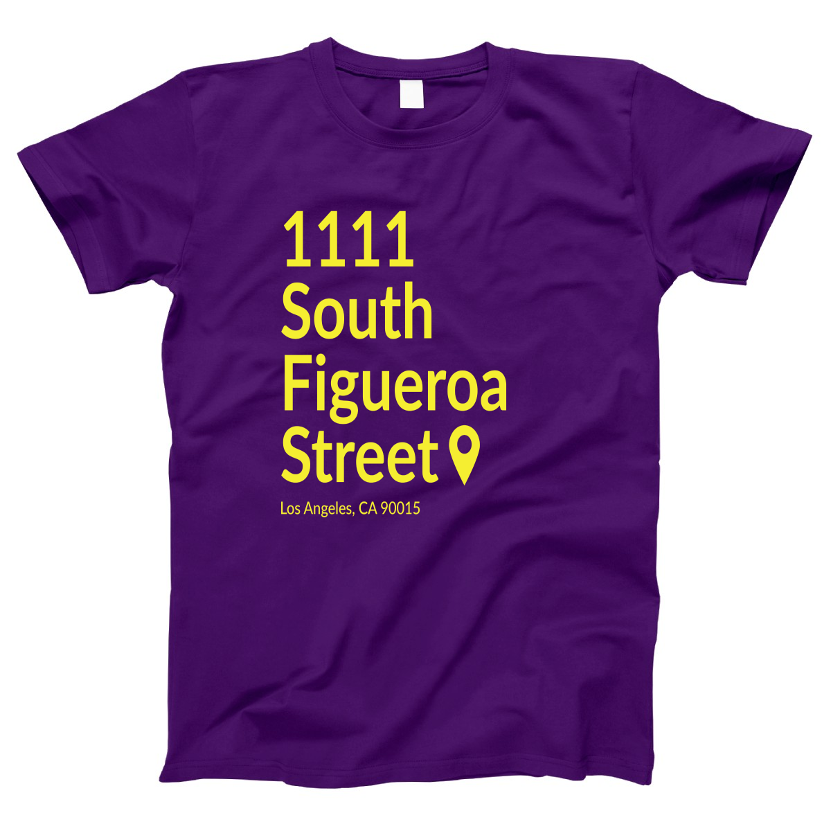 Los Angeles Basketball Stadium Women's T-shirt | Purple