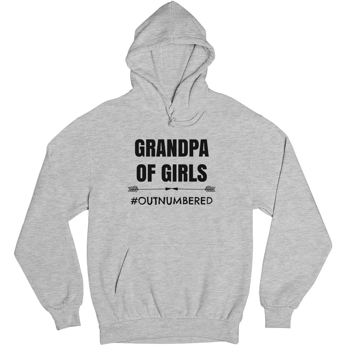 Grandpa of Girls Unisex Hoodie | Gray