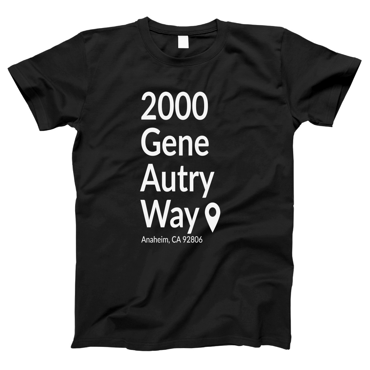 Anaheim Baseball Stadium Women's T-shirt | Black