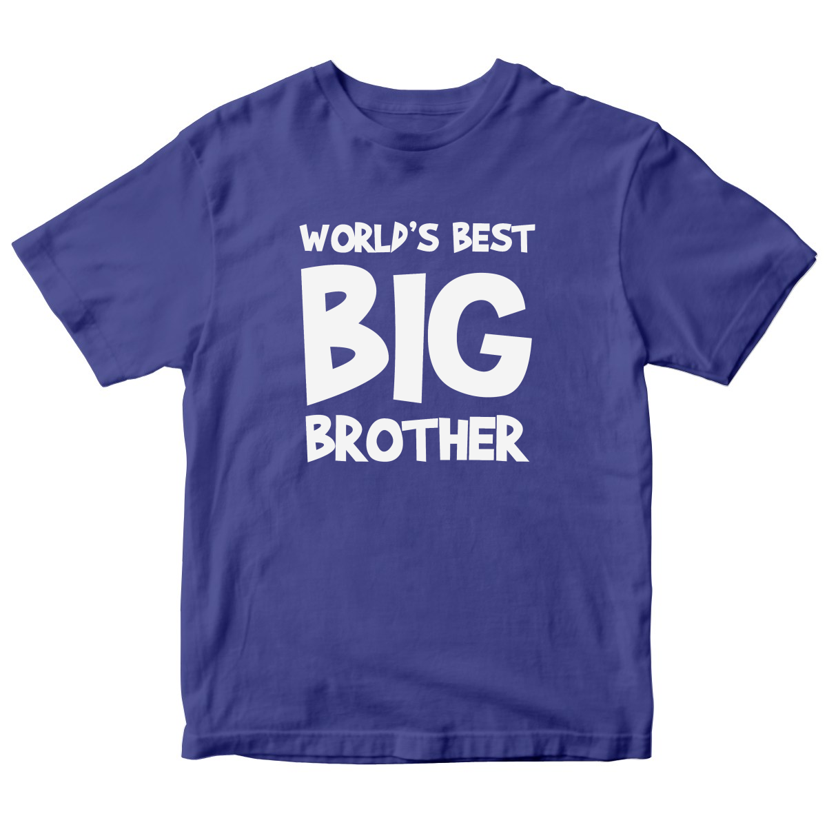 World's Best Big Brother Kids T-shirt | Blue