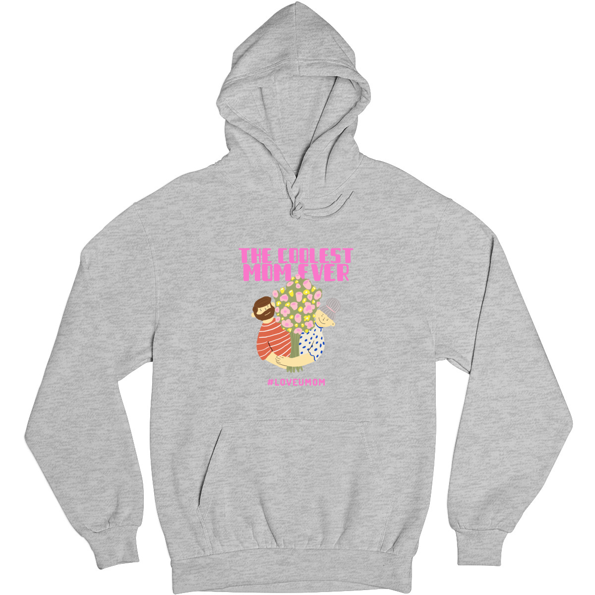 Coolest Mom Ever Unisex Hoodie | Gray