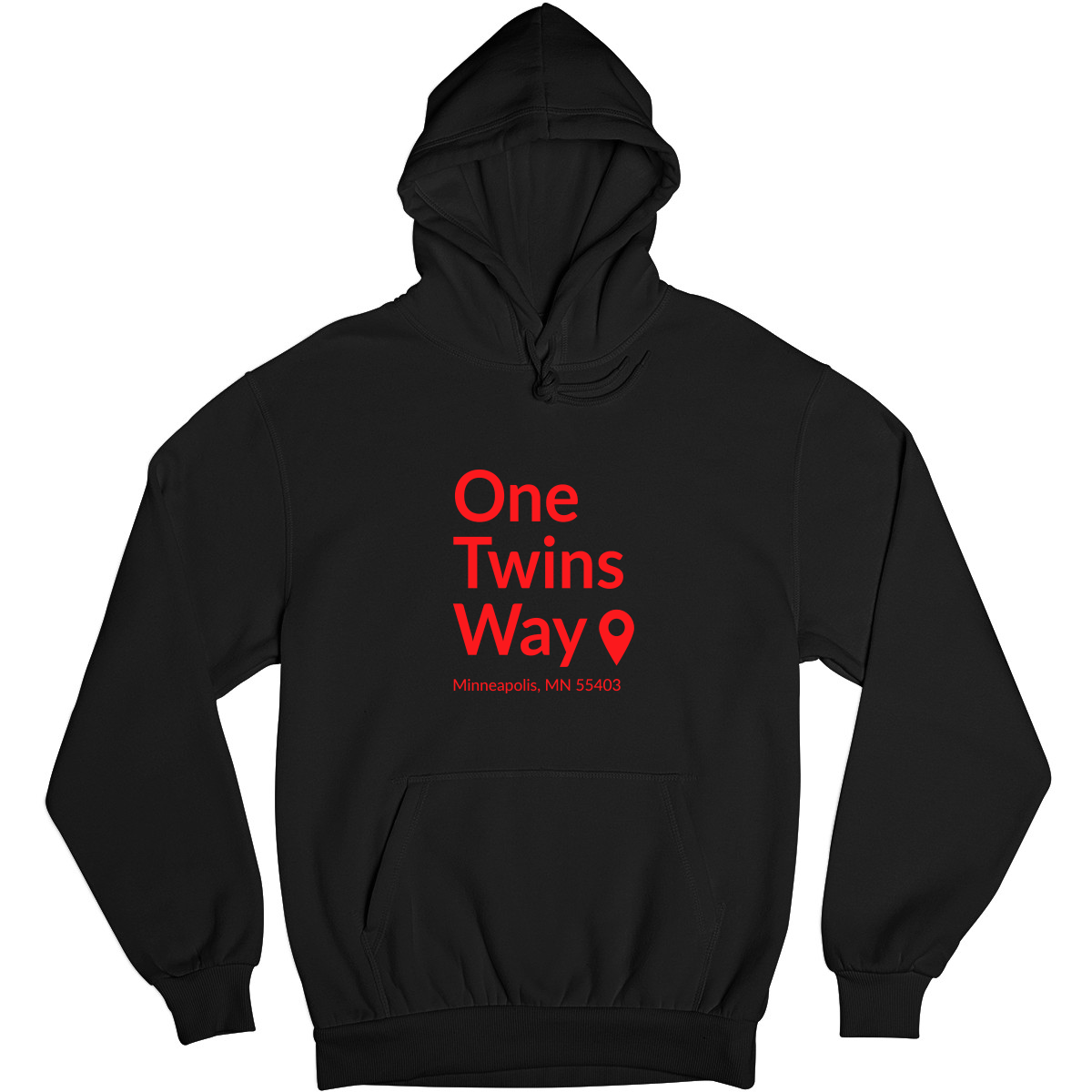 Minnesota Baseball Stadium Unisex Hoodie | Black