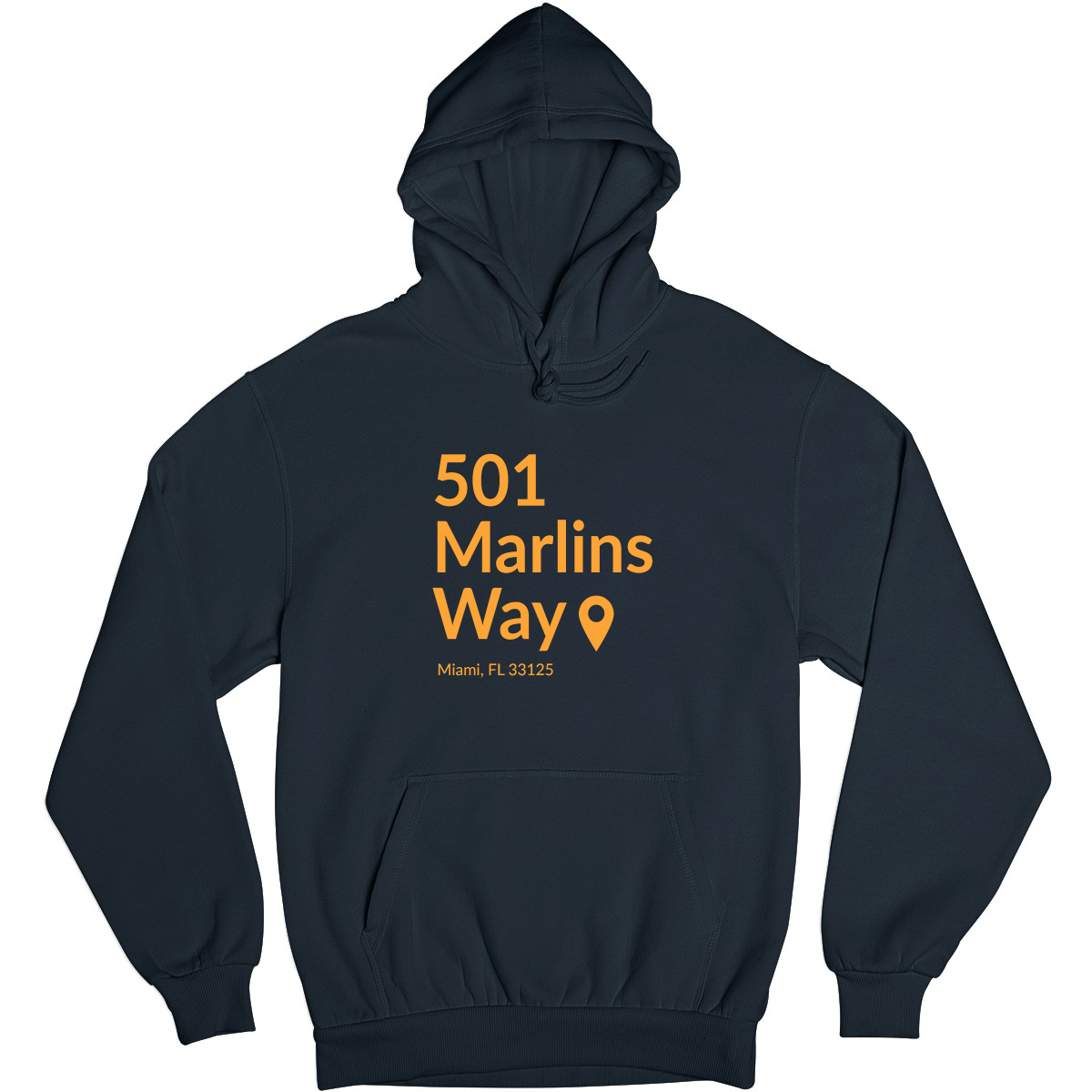 Miami Baseball Stadium  Unisex Hoodie | Navy