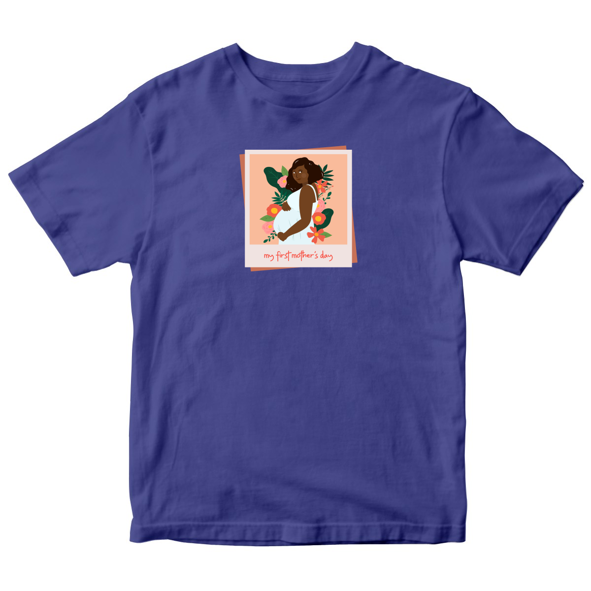 My First Mother's day Kids T-shirt | Blue