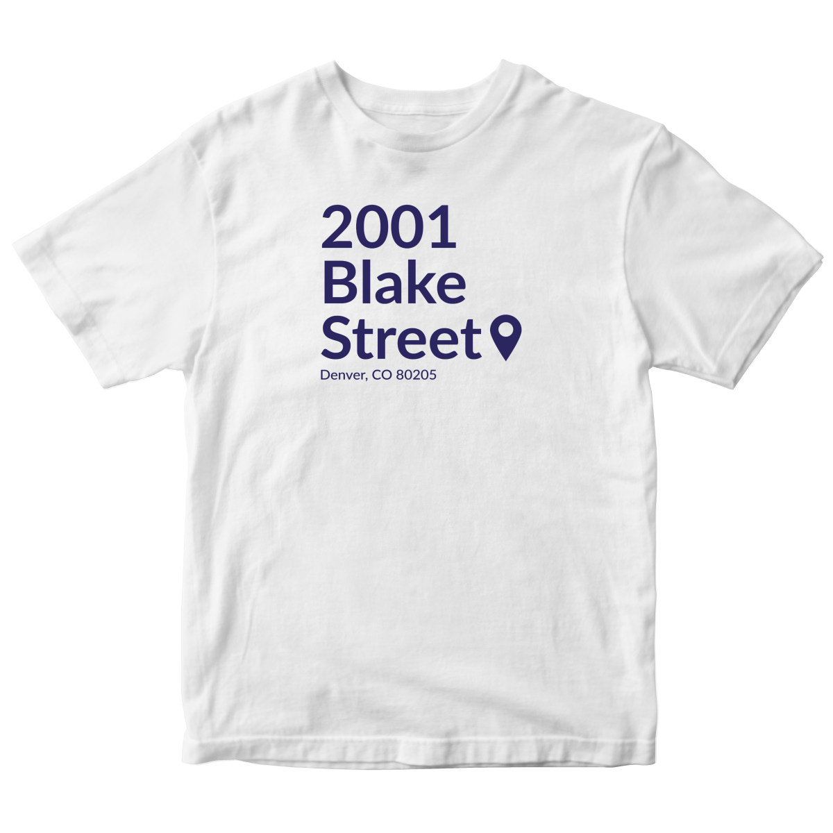 Colorado Baseball Stadium Kids T-shirt | White
