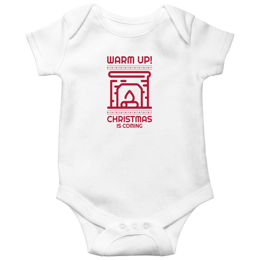 Christmas Is Coming Baby Bodysuits