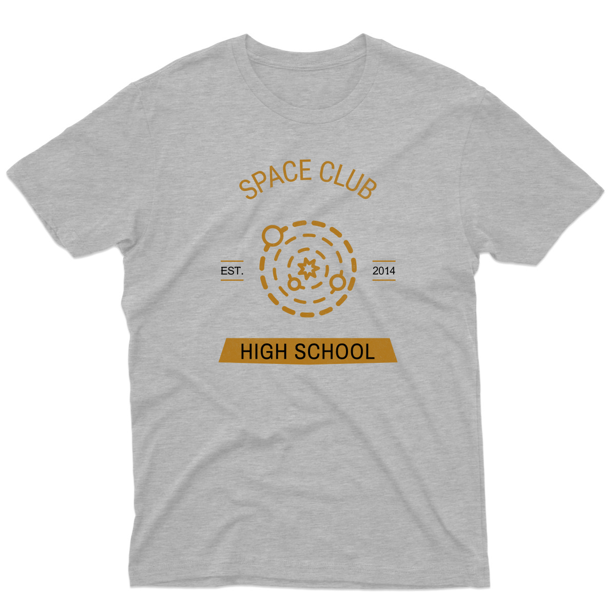 Space Club High School Men's T-shirt | Gray