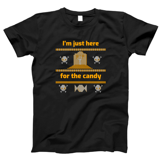 I'm Just Here For the Candy Women's T-shirt | Black
