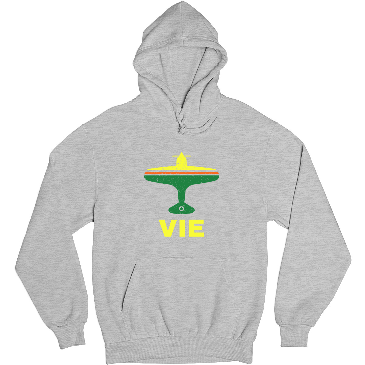 Fly Vienna VIE Airport Unisex Hoodie | Gray