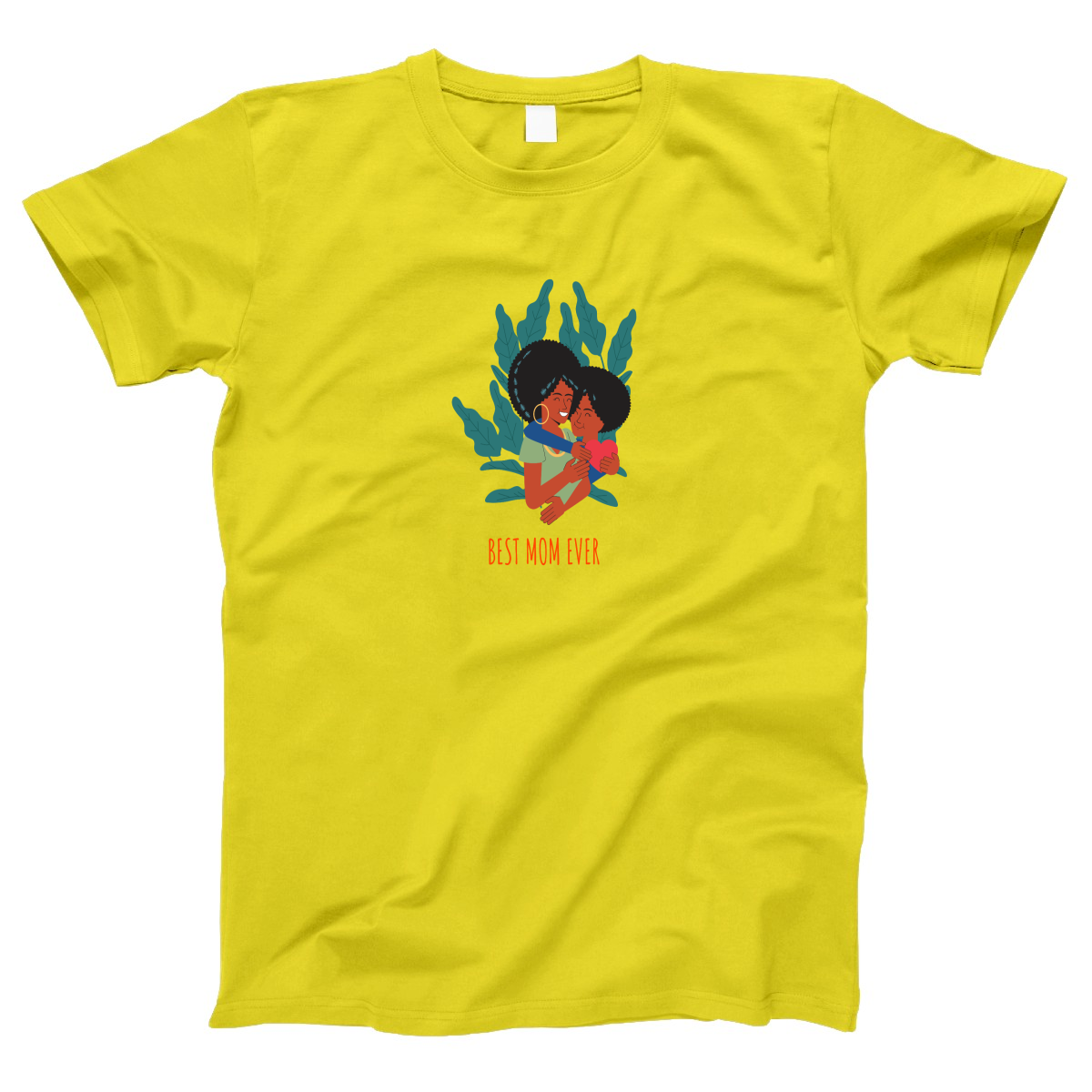 Best Mom Ever Women's T-shirt | Yellow