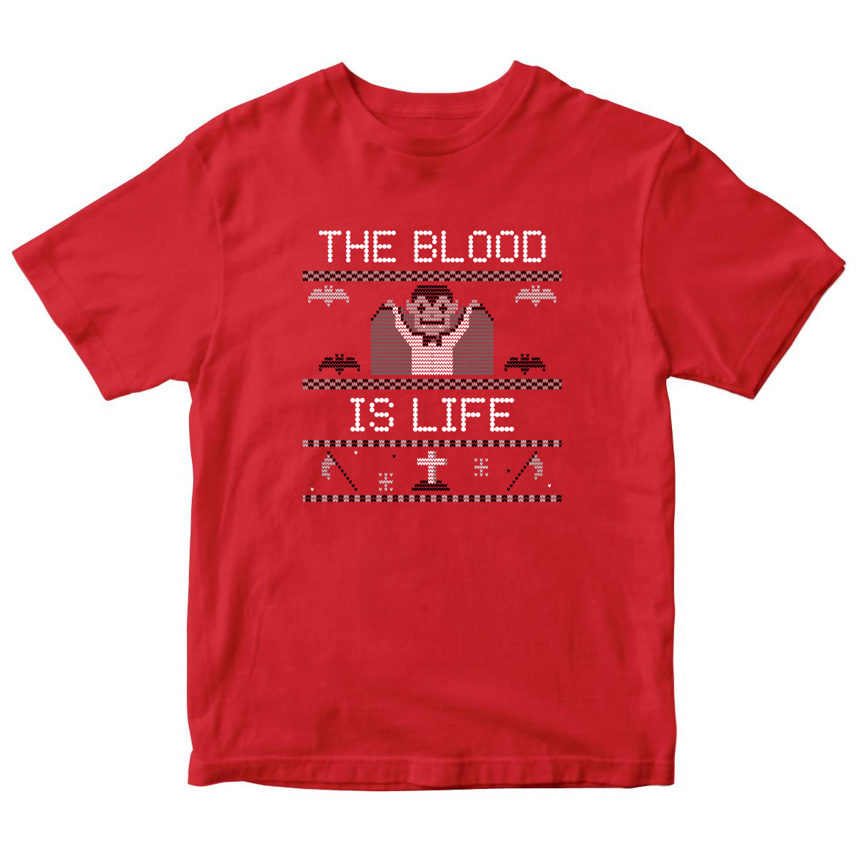 The Blood Is Life Kids T-shirt | Red