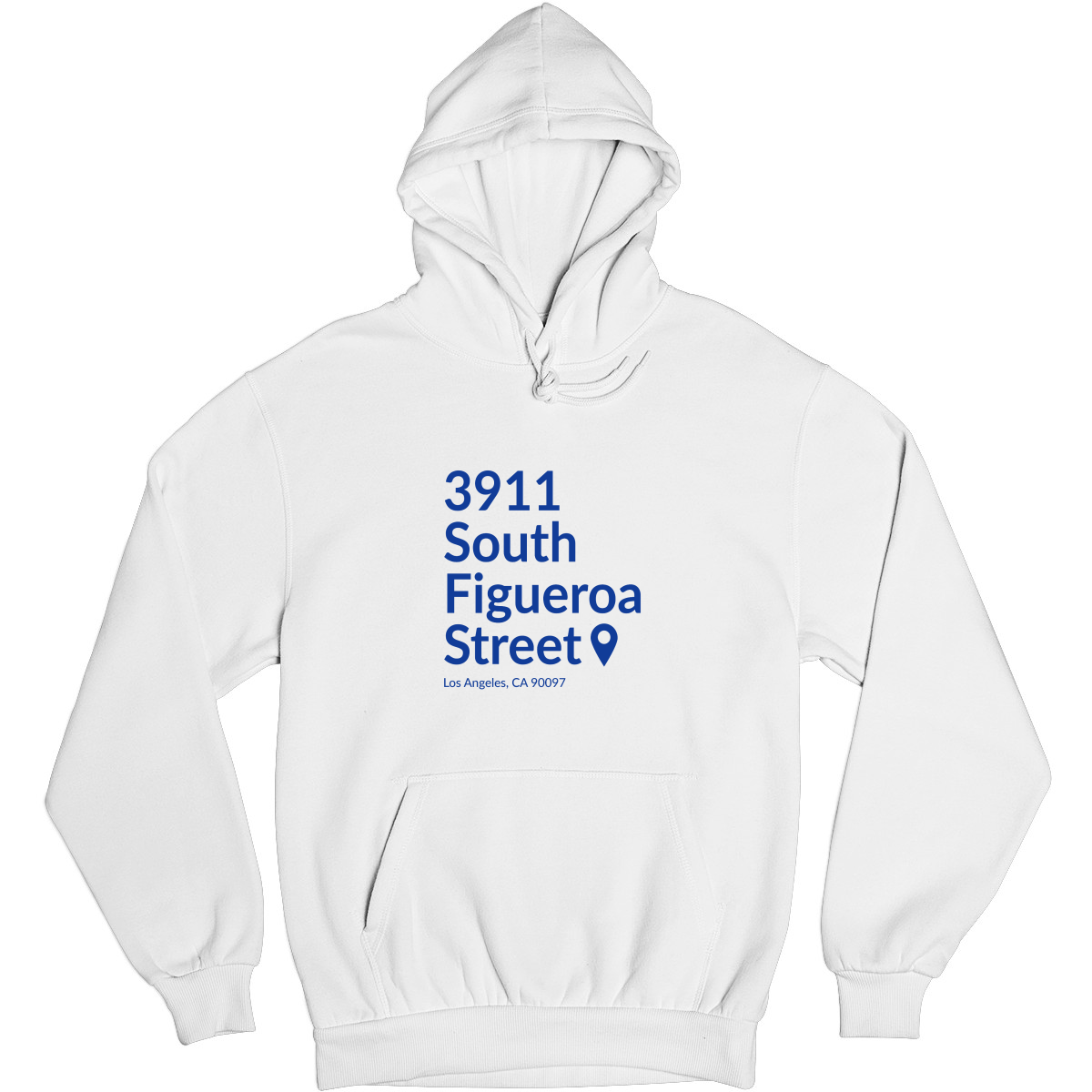 Los Angeles Football Stadium Unisex Hoodie | White