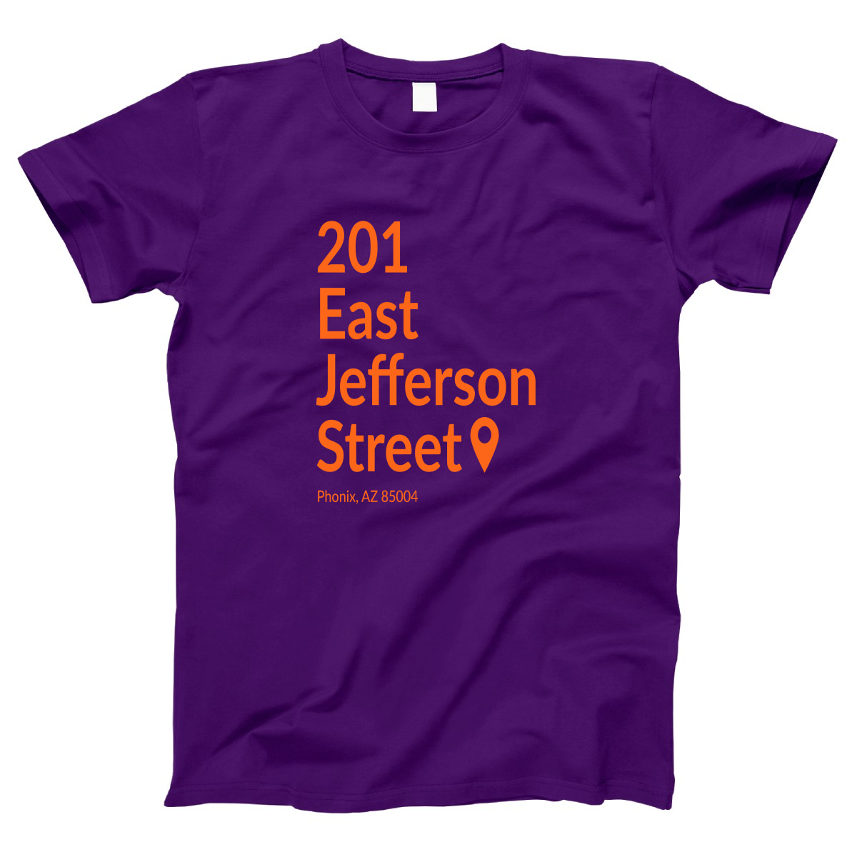 Phoenix Basketball Stadium Women's T-shirt | Purple