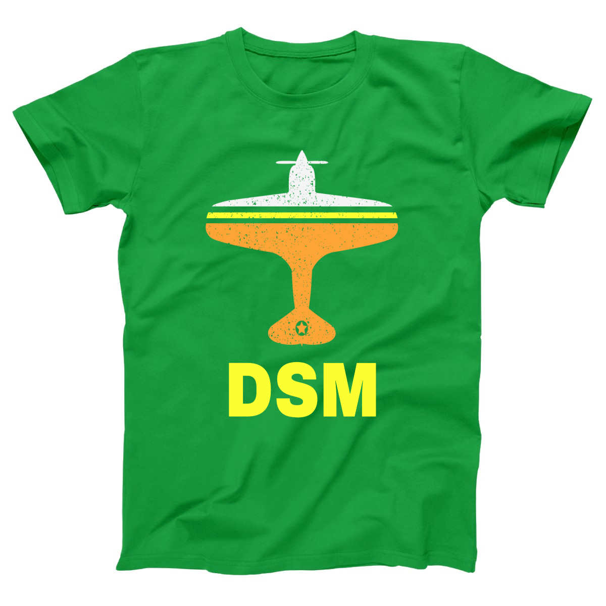 Fly Des Moines DSM Airport Women's T-shirt | Green