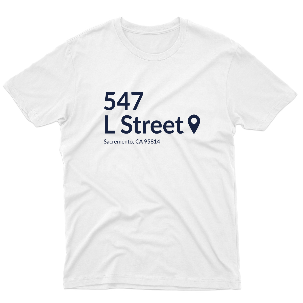 Sacramento Basketball Stadium Men's T-shirt | White